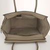 Celine Luggage Shoulder handbag in beige grained leather - Detail D2 thumbnail