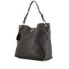 Prada Sac Cabas shopping bag in black leather - 00pp thumbnail