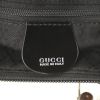 Bolso de mano Gucci Bamboo en lona negra y cuero esmaltado negro - Detail D3 thumbnail