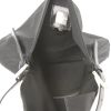 Fendi Baguette handbag in black canvas and black leather - Detail D2 thumbnail