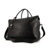 Bolsa de viaje Chanel en cuero negro - 00pp thumbnail