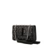 Gucci shoulder bag in black grained leather - 00pp thumbnail