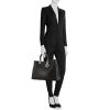 Dior Diorissimo shopping bag in black leather - Detail D2 thumbnail