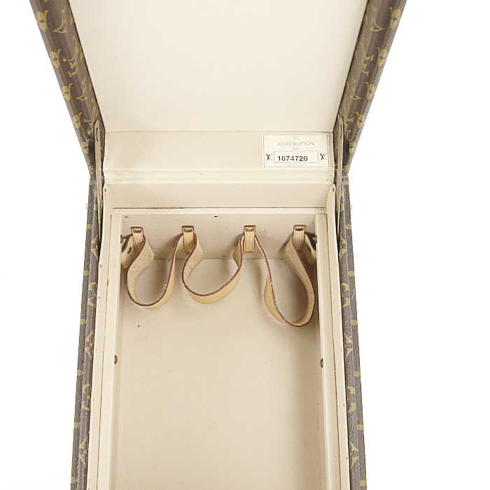 Vanity Louis Vuitton Vanity en lona Monogram y cuero natural - Detail D2