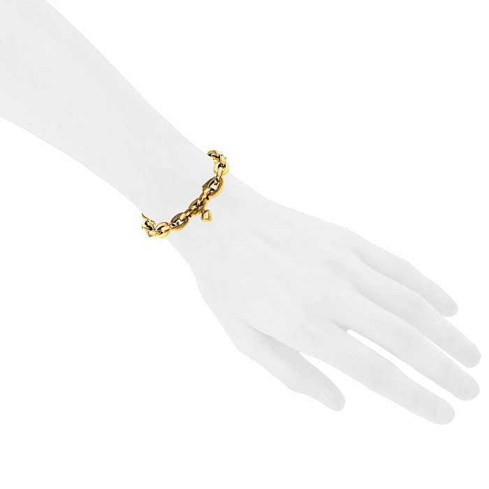 Bracelet Chopard Les Chaines en or jaune - Detail D1