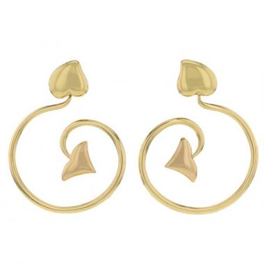 Dior Diablotine pendants earrings in yellow gold
