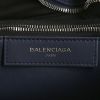 Sac cabas Balenciaga Bazar shopper en cuir bleu-marine - Detail D3 thumbnail