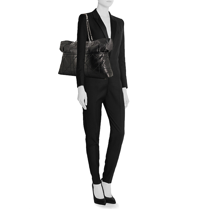 Borsa Dior So Dior in pelle cannage nera - Detail D1