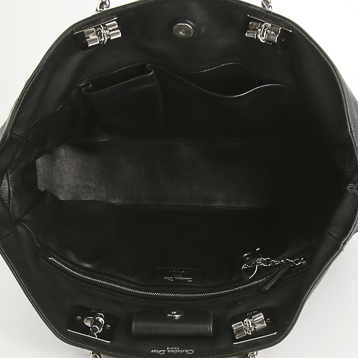 Dior So Dior handbag in black leather cannage - Detail D2