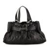 Bolso de mano Chanel Grand Shopping en cuero acolchado negro - 360 thumbnail