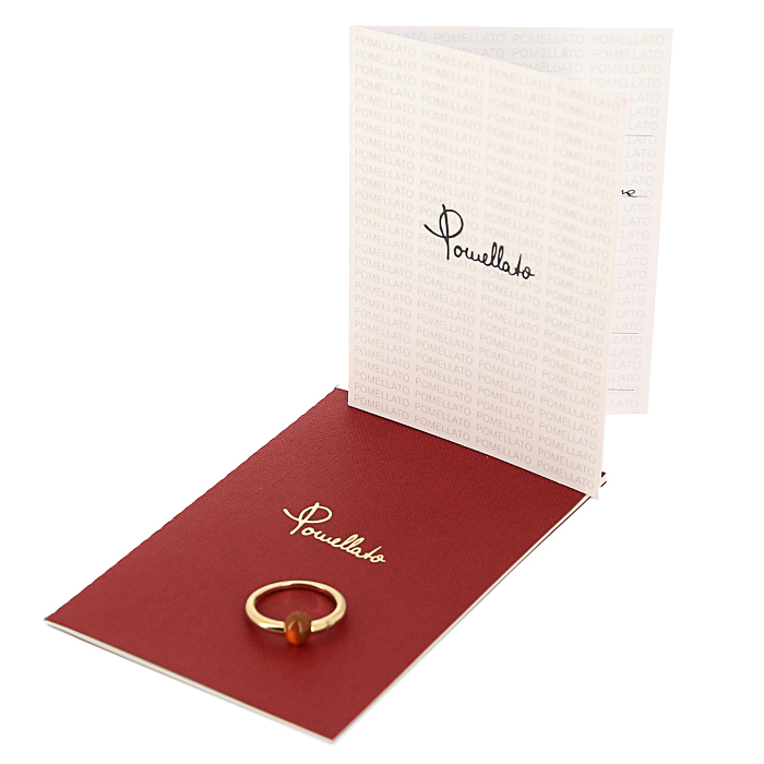 Pomellato M'ama Non M'ama ring in pink gold and opal - Detail D2