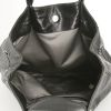 Chanel Grand Shopping shopping bag in black glittering leather - Detail D2 thumbnail