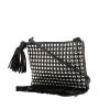Borsa a tracolla Sonia Rykiel in pelle nera con borchie - 00pp thumbnail