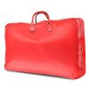 Hermès travel bag in red leather clémence - 00pp thumbnail