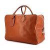 Bolso Hermès Plume Travel Bag en cuero Barenia marrón - 00pp thumbnail
