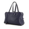 Bolso de mano Hermes Victoria en cuero togo azul marino - 00pp thumbnail