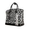 Louis Vuitton Lockit  medium model handbag in black and white patent leather - 00pp thumbnail