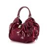 Louis Vuitton handbag in burgundy monogram patent leather - 00pp thumbnail