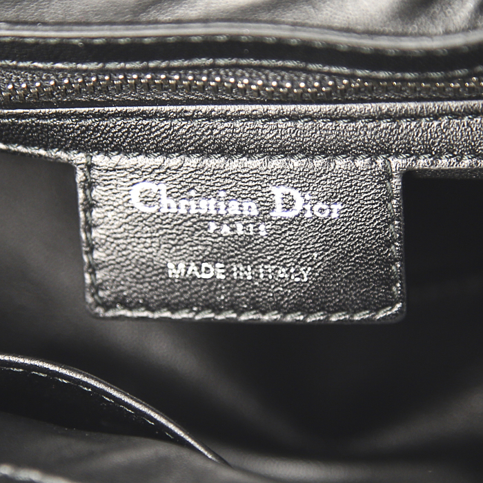 Borsa Dior in pelle cannage nera - Detail D3