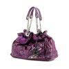 Dior Le 30 handbag in purple patent leather - 00pp thumbnail