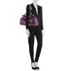 Borsa Dior Le 30 in pelle verniciata viola - Detail D1 thumbnail