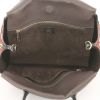 Louis Vuitton Editions Limitées handbag in brown and black leather and red velvet - Detail D2 thumbnail