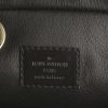 Bolso de mano Louis Vuitton en lana beige, negra y azul y cuero negro - Detail D3 thumbnail