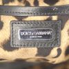 Bolso de mano Dolce & Gabbana en cuero y piel de potro negro - Detail D4 thumbnail