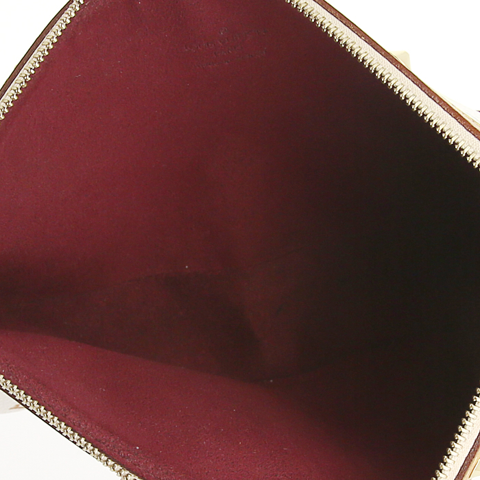 Louis Vuitton Pochette accessoires pouch in multicolor monogram canvas and natural leather - Detail D2