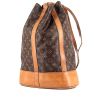 Louis Vuitton Randonnée backpack in brown monogram canvas and natural leather - 00pp thumbnail