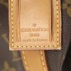 Mochila Louis Vuitton Randonnée en lona Monogram marrón y cuero natural - Detail D3 thumbnail