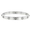 Cartier Love bracelet in white gold and diamonds, size 17 - 00pp thumbnail