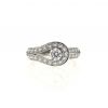 Van Cleef & Arpels Couture ring in platinium and diamond of 0,30 karat - 360 thumbnail