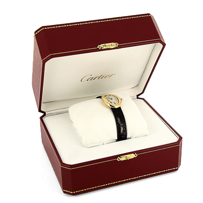 Montre Cartier Baignoire en or jaune Ref :  3829 Vers  2000 - Detail D2