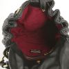 Bolso Miu Miu Coffer en cuero acolchado negro - Detail D3 thumbnail