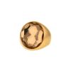 Pomellato Narciso signet ring in yellow gold and quartz - 00pp thumbnail