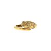 Zolotas ring in yellow gold,  diamonds and ruby - 00pp thumbnail