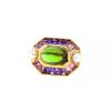 Chanel ring in yellow gold,  pearls and amethysts and in tourmaline - 00pp thumbnail