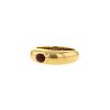 Chaumet 1980's ring in yellow gold and ruby - 00pp thumbnail