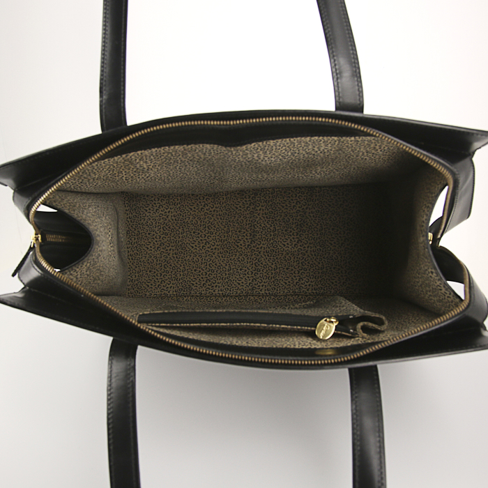 Bolso de mano Cartier Panthère en cuero negro - Detail D2