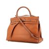 Hermes Kelly Flat handbag in gold Swift leather - 00pp thumbnail