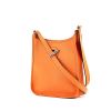 Hermes Vespa small model shoulder bag in orange epsom leather - 00pp thumbnail