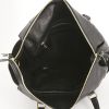 Jerome Dreyfuss Georges handbag in black grained leather - Detail D2 thumbnail