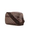 Bolso bandolera Louis Vuitton Reporter modelo pequeño en lona a cuadros y cuero marrón - 00pp thumbnail