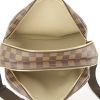 Louis Vuitton Reporter small model shoulder bag in damier canvas and brown leather - Detail D2 thumbnail