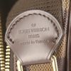 Borsa a tracolla Louis Vuitton Reporter modello piccolo in tela a scacchi e pelle marrone - Detail D3 thumbnail