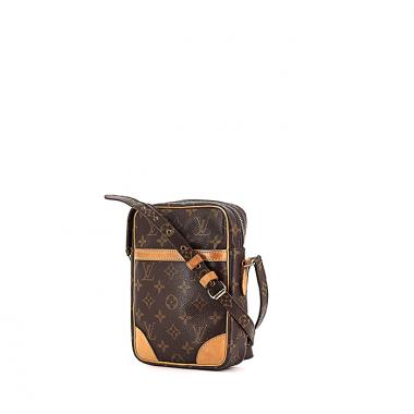 Louis Vuitton shoulder bag in brown monogram canvas and natural leather