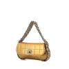 Chanel Mini Timeless handbag in gold quilted leather - 00pp thumbnail