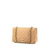 Borsa a tracolla Chanel Mademoiselle in pelle trapuntata beige - 00pp thumbnail
