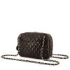Chanel Petit Shopping handbag in brown quilted leather - 00pp thumbnail